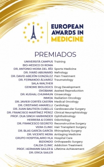 European Awards in Medicine award-winners